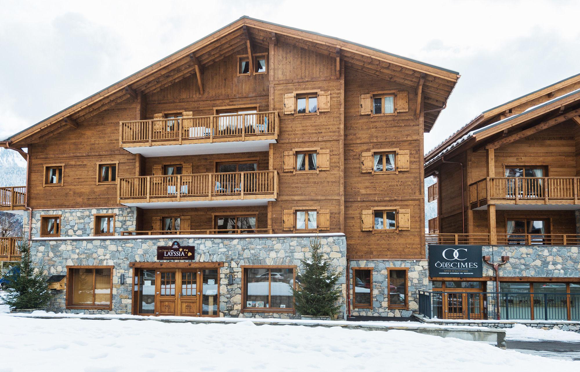 Cgh Residence Boutique Les Chalets De Layssia Samoens Bagian luar foto